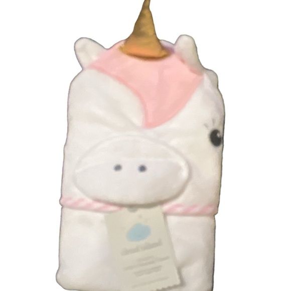 Cloud Island Unicorn Hooded Infant Towel. NWT. 30” x 30”. - Picture 1 of 4